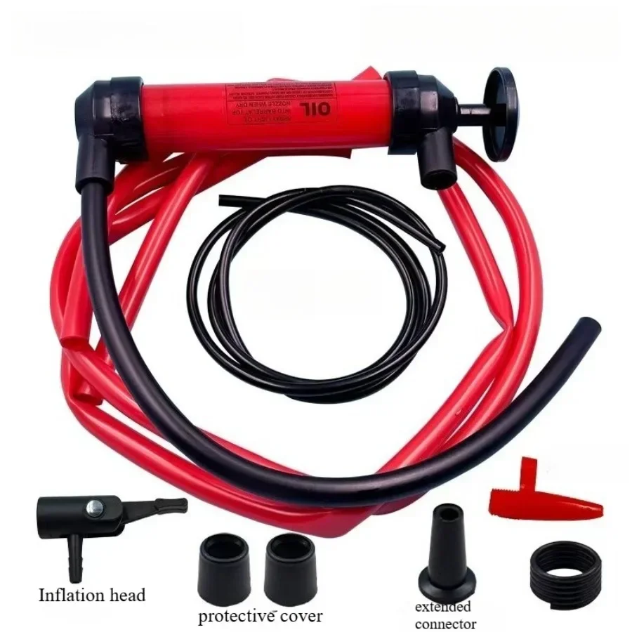 

Portable Manual Pump Oil Siphon Hand Suction High Quality Inflatable Tube Hose Liquid Petrol Gas Transfer Car Accessories