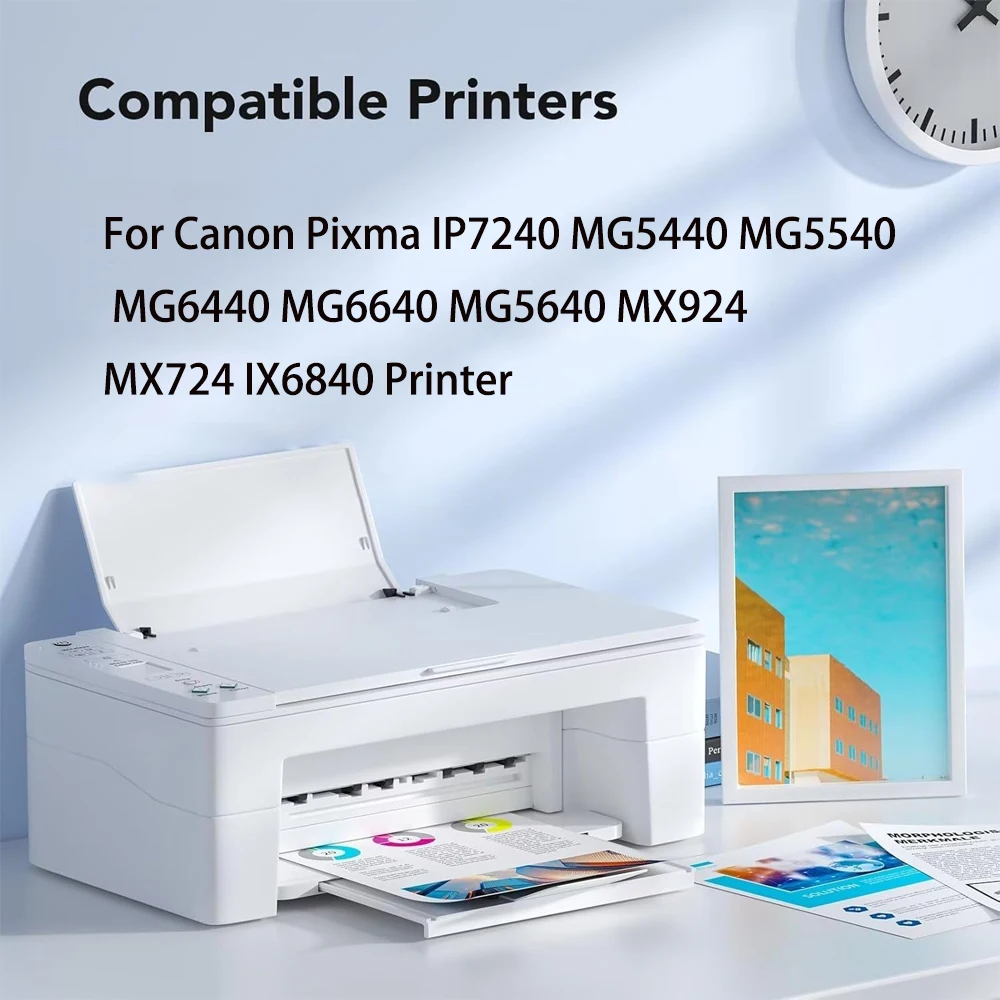 PGI-450 PGI450 CLI451 Compatible Ink Cartridge For Canon PIXMA IX6540 IX6840 IP7240 MX924 MG5440 MG5540 MG5640 MG6340 Printer