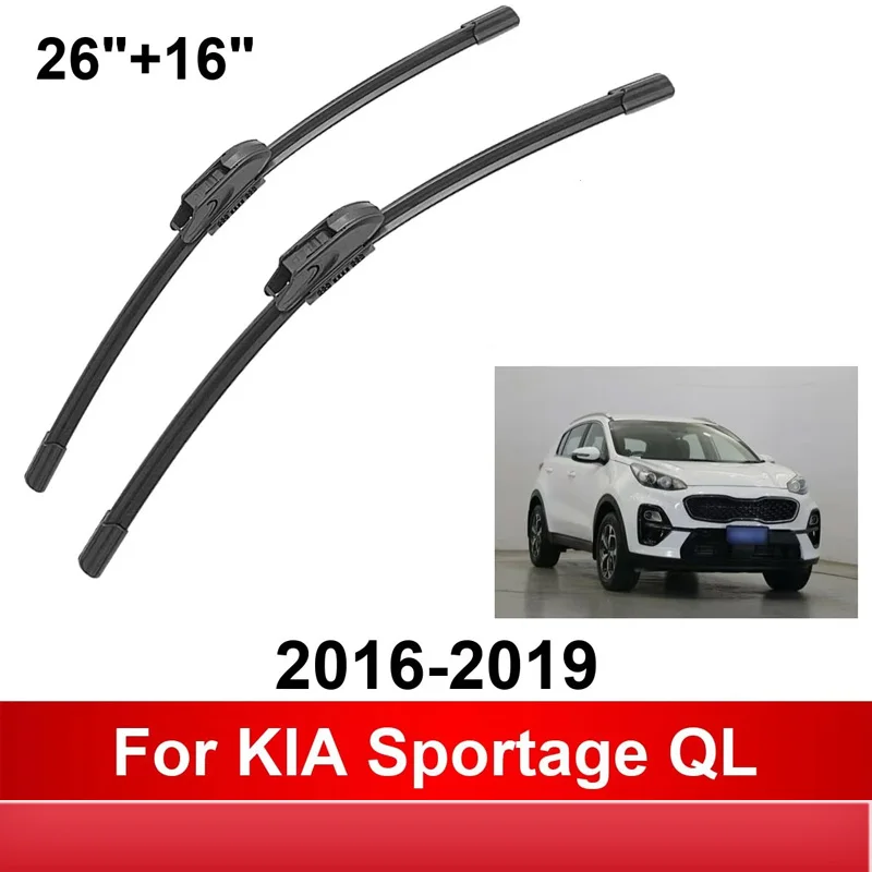 

Car Wiper For KIA Sportage QL 2016-2019 Front Wiper Blades Brushes Auto Accessories 2016 2017 2018 2019 wiper blade