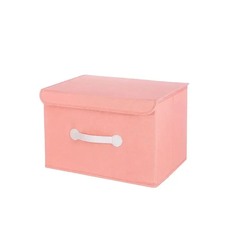 

Imitation Linen Storage Box For Organizing And Storing Clothes UL924