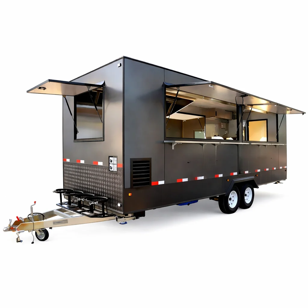 FOODLINE Independent Water System Food Cart No External Tap Needed Stable Continuous Outdoor Snack Selling Gear