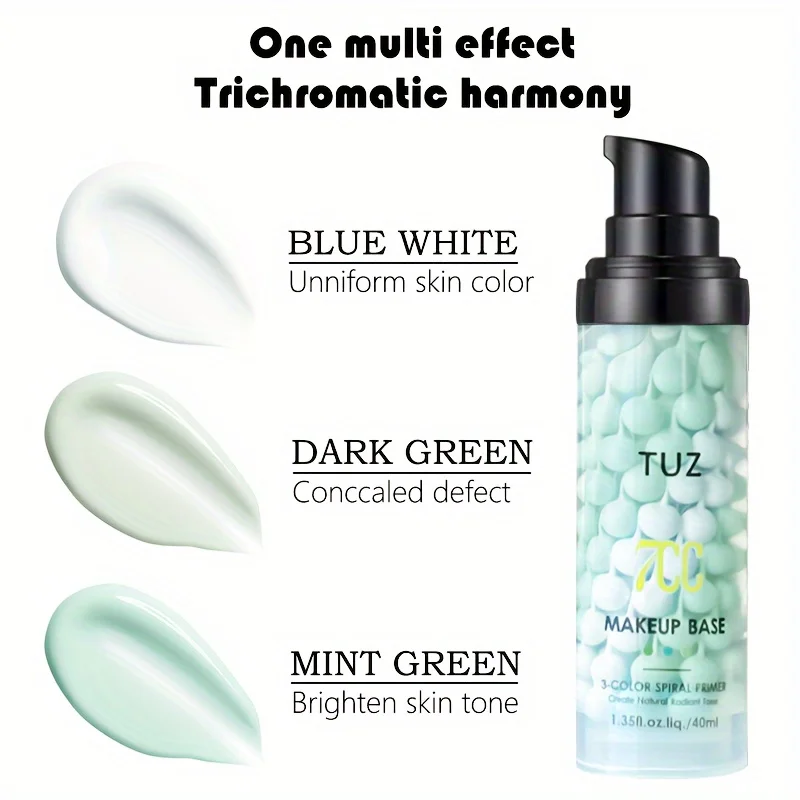 ไพรเมอร์แต่งหน้าแบบครีม 3 สี คอนทัวร์ คัลเลอร์ ไอโซเลชั่น กันน้ำ รองพื้นแต่งหน้า ไพรเมอร์เนื้อครีมธรรมชาติ