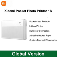 Global Version Xiaomi Mi Portable Photo Printer Bluetooth 5.0 BLE ZINK Inkless Technology AR Video Printing Support Mi Home APP