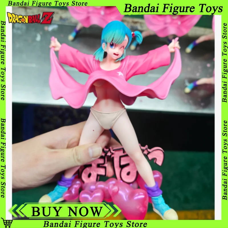 Figura de Acción de Anime de 23CM, Dragon Ball Z, Bulma Rosa, Modelo de PVC, Estatua de Chica Bonita, Decoración de Escritorio, Juguete Coleccionable