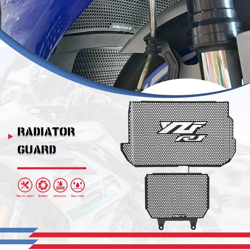 

Защитная решетка радиатора для Yamaha YZFR1 YZFR1M YZF-R1 YZF-R1M YZF R1 M 2015 2016 2017 2018 2019 2020 2021 2022 2023 2025