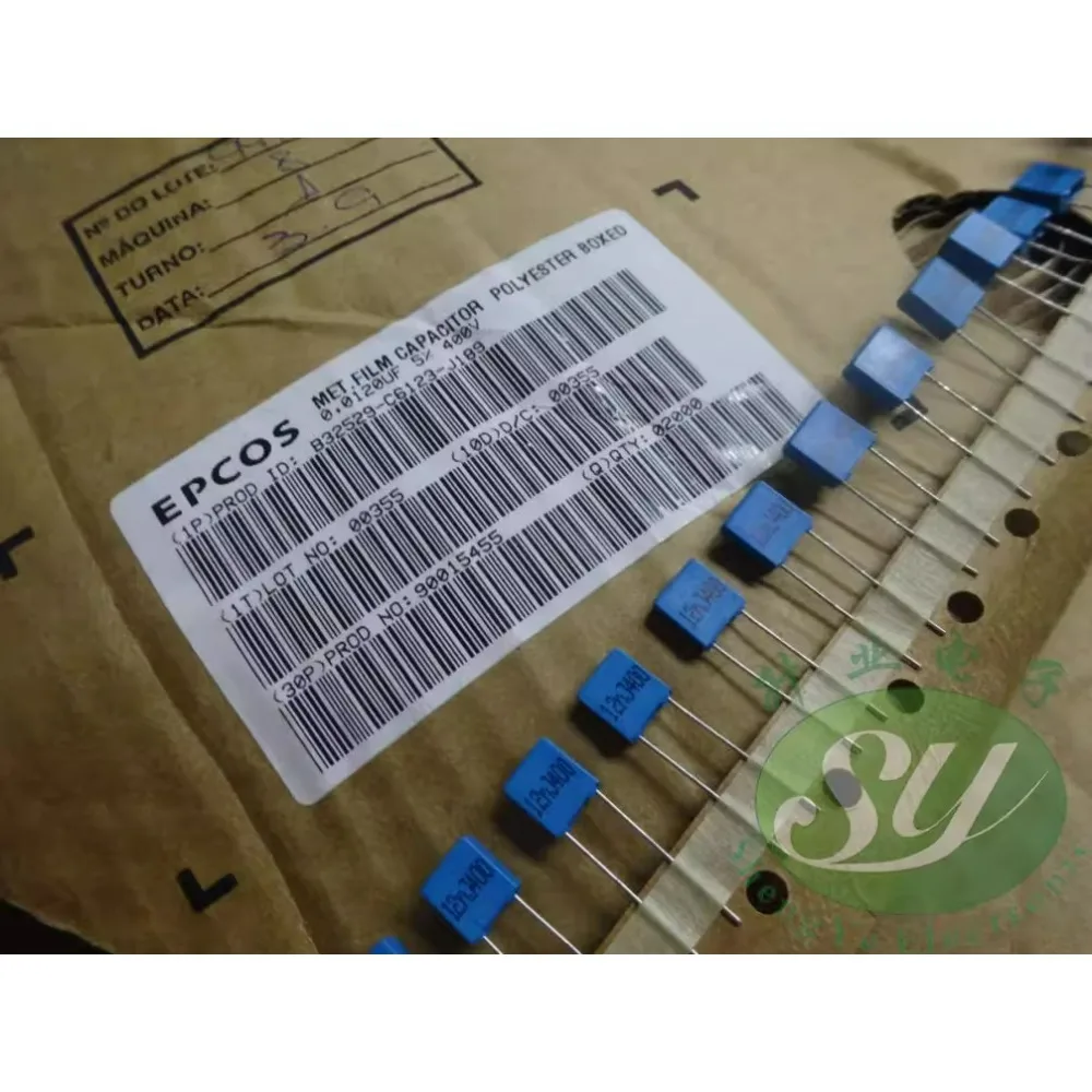 

20PCS EPCOS 0.012uf/400v 12nf 123 Brand new 5mm film capacitor B32529C6123J (Long pin Tape)