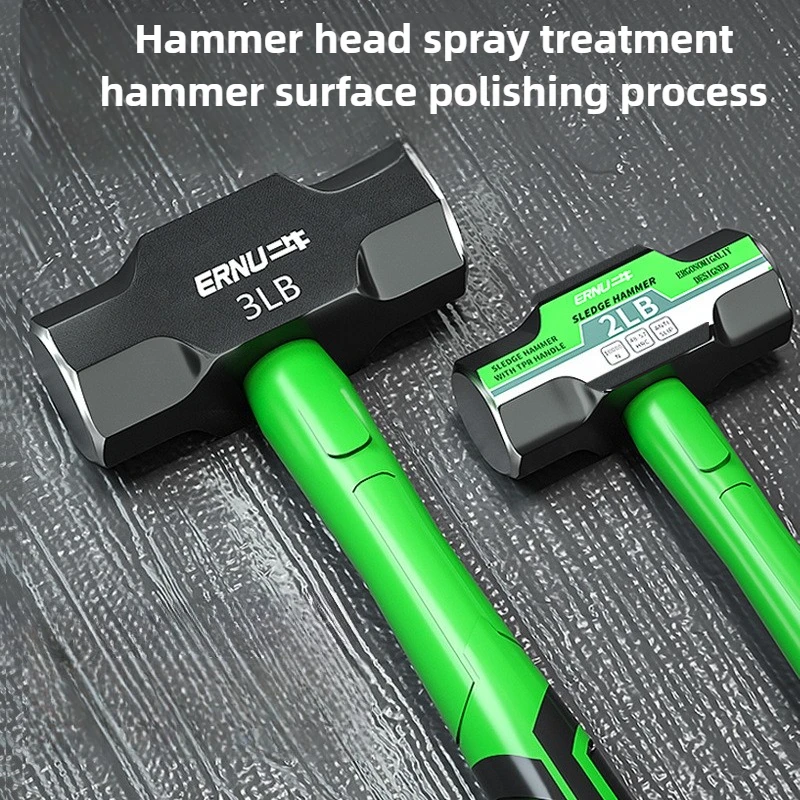 2LB-12LB مطرقة زلاجة الثقيلة مثمنة المطرقة متعددة الوظائف البناء جدار مزيل المطارق أدوات عالية الكربون الصلب
