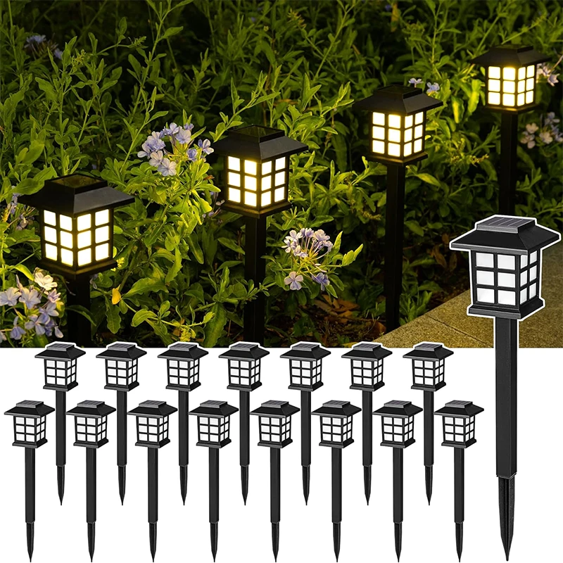 

2/4/6Pcs Solar LED Pathway Lights Outdoor Waterproof Walkway Garden Decor Street Lamp for Landscape Yard Patio Driveway