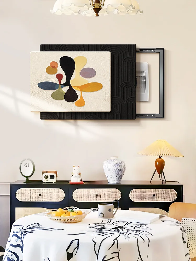 td-Occlusion Decorative Painting French Retro Meter Box, Advanced Induction Distribution Box, Weak Current Box, Electric Switch*