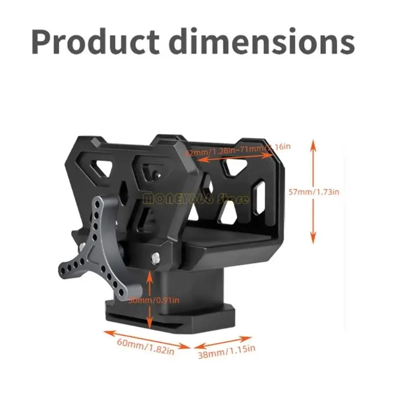 F62C 소총 안장 클립 어댑터 사냥 및 야외 촬영 QR 보드