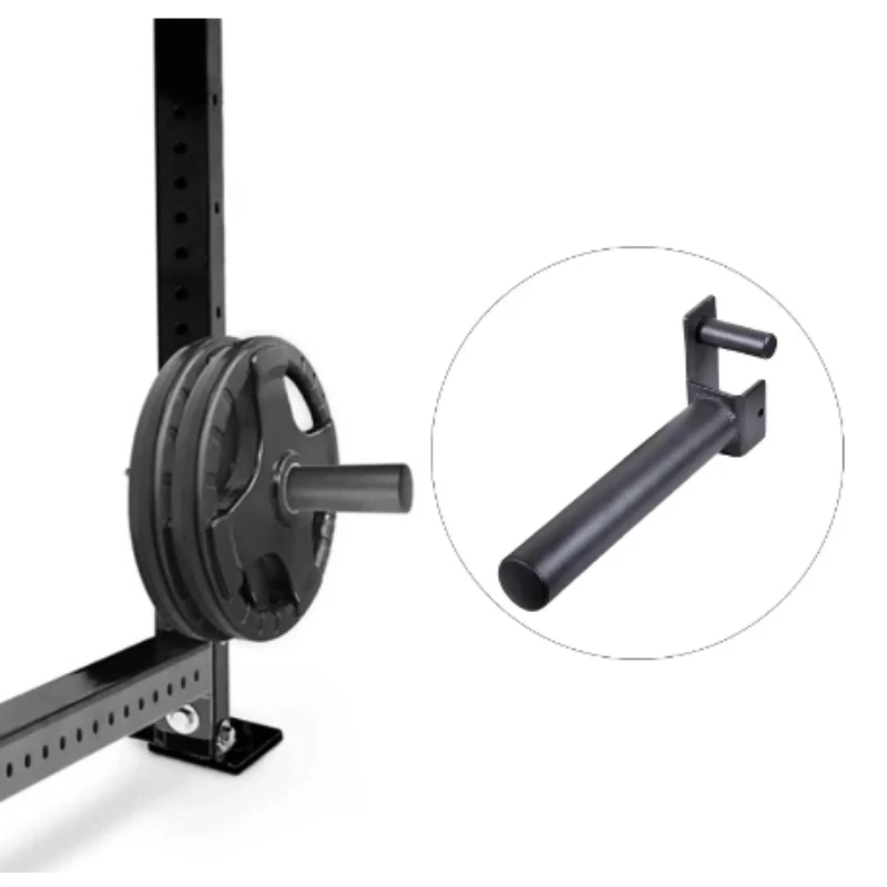 Quick Disassembly Style Squat Rack, Weight Plate Storage, Barbell Piece Storage Suitable for 3*3 Squat Rack Accessories