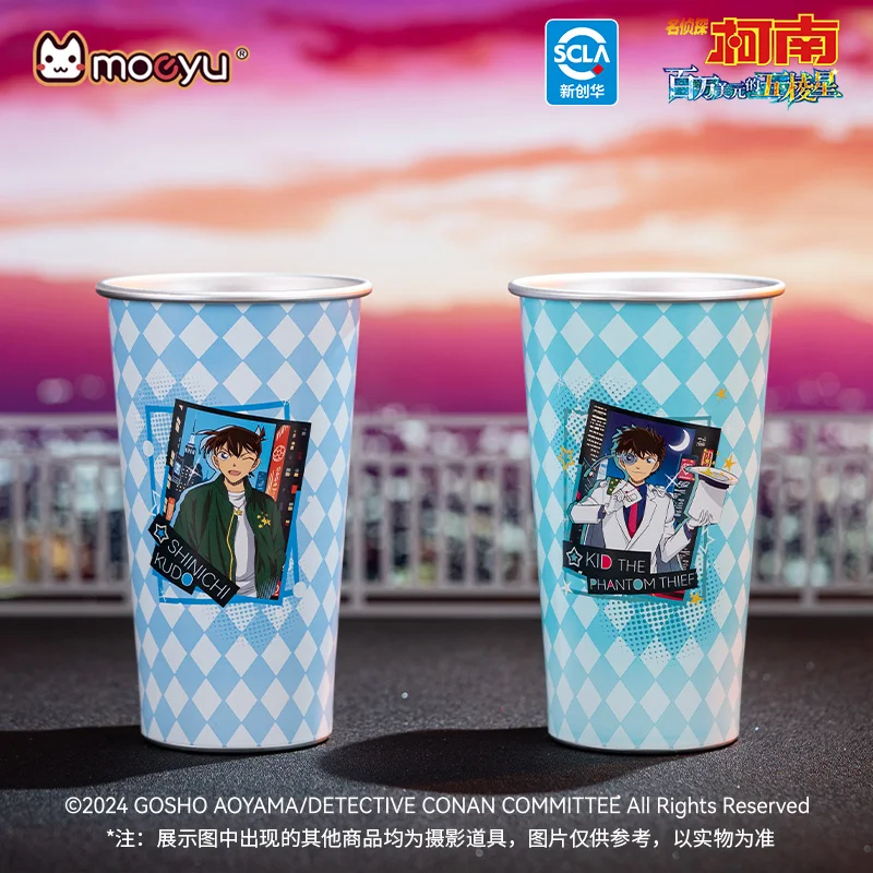 

Moeyu Detective Conan Cosplay Cup Coffee Tea Mug Color Changing Mug Milk Juice Mug Kawaii Cups Cartoon ‌‌Kaitou Kiddo Cup