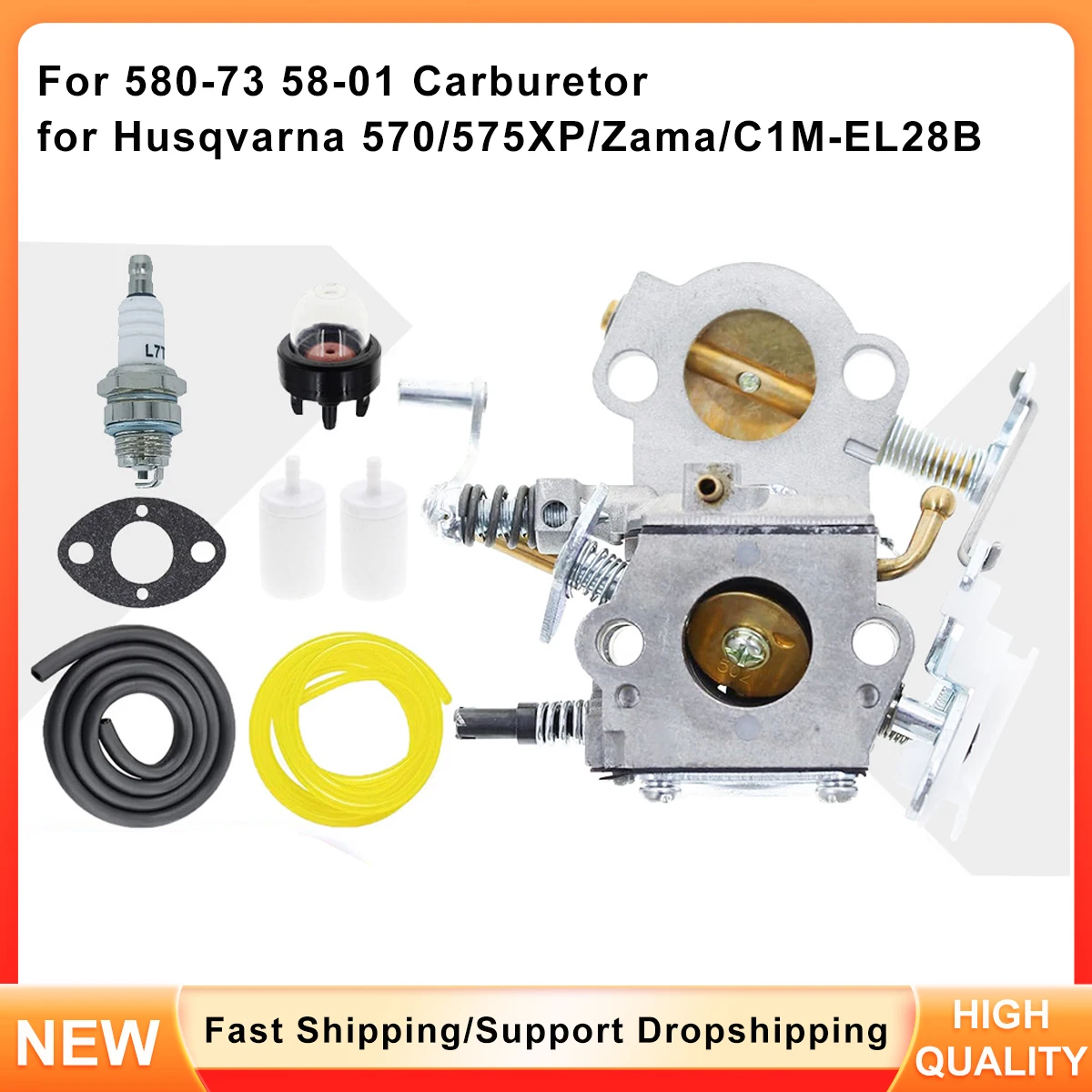 

Replacement Carburetor for Husqvarna 580-73 58-01 570 575XP - Zama C1M-EL28B OEM Compatible