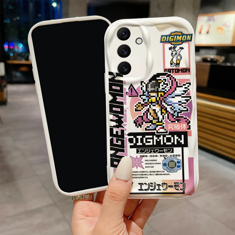 Cartoon R-Rayquazas M-Mewtwos Voor Samsung A55 A54 A54 A53 A52 A52 A35 A34 A33 A32 A25 A24 A23 A22 A 21S A15 A13 A14 5G Golfolie Terug