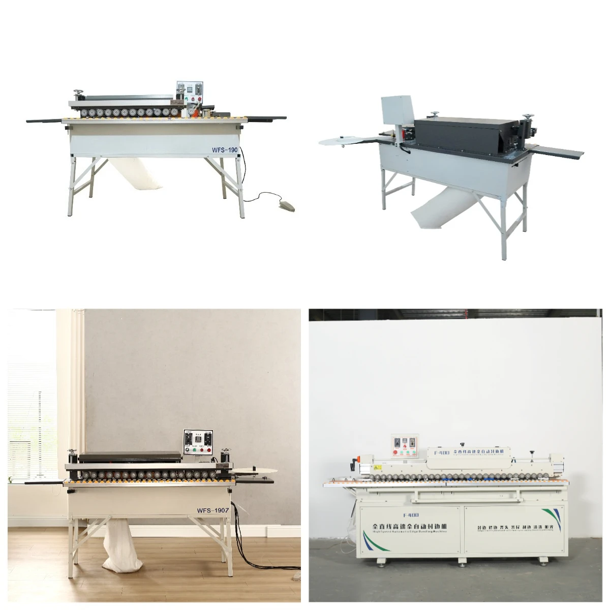 

2026 New WFS-190 Fully Automatic Edge Banding Machine Woodworking Machinery Mdf Hdf Plywood Furniture Up And Down Trimming Polis