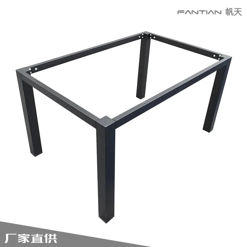 

Simple rock slab long table leg dining apartment restaurant desk leg negotiation desk square base