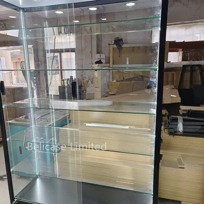 Personalizado Ultra Dispenser Display, Moldura De Alumínio, Vitrine De Vidro, Display Para Peruca, Loja De Fumo