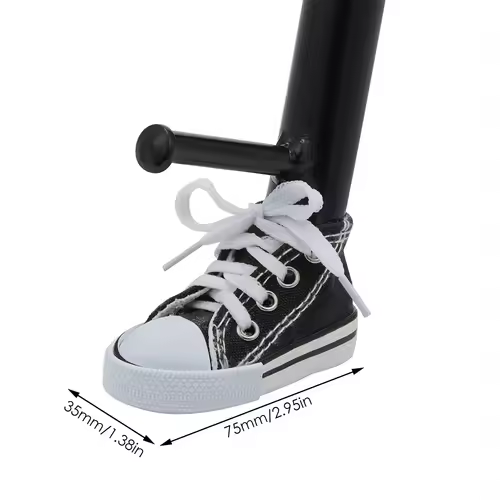 Motorcycle Side Stand Creative Tripod Cover Mini Shoe Bicycle Foot Support Motor Bike Kickstand 7.5cm Decor Moto Parts - Image 2