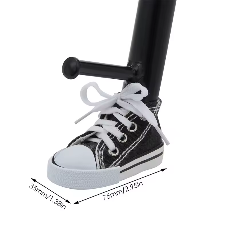 Motorcycle Side Stand Creative Tripod Cover Mini Shoe Bicycle Foot Support Motor Bike Kickstand 7.5cm Decor Moto Parts - Image 2