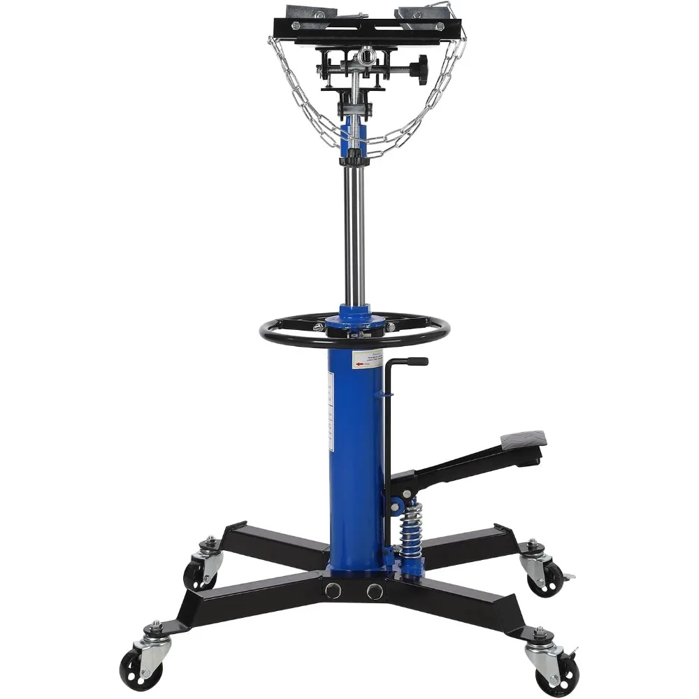 

Two-Stage Hydraulic Telescoping Transmission Jack with 1322 lbs Capacity and 33.8-72.8 Lifting Range