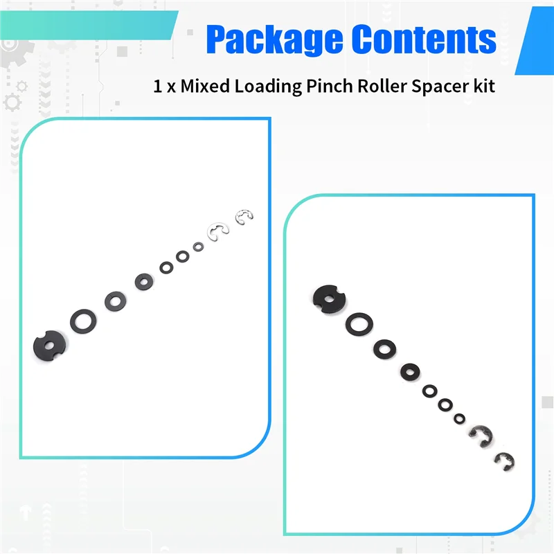 AS95-Metal Locking Plate Clip For Recorder Tape Drive Movement Accessories Mixed Loading Pinch Roller Spacer Lock Catch