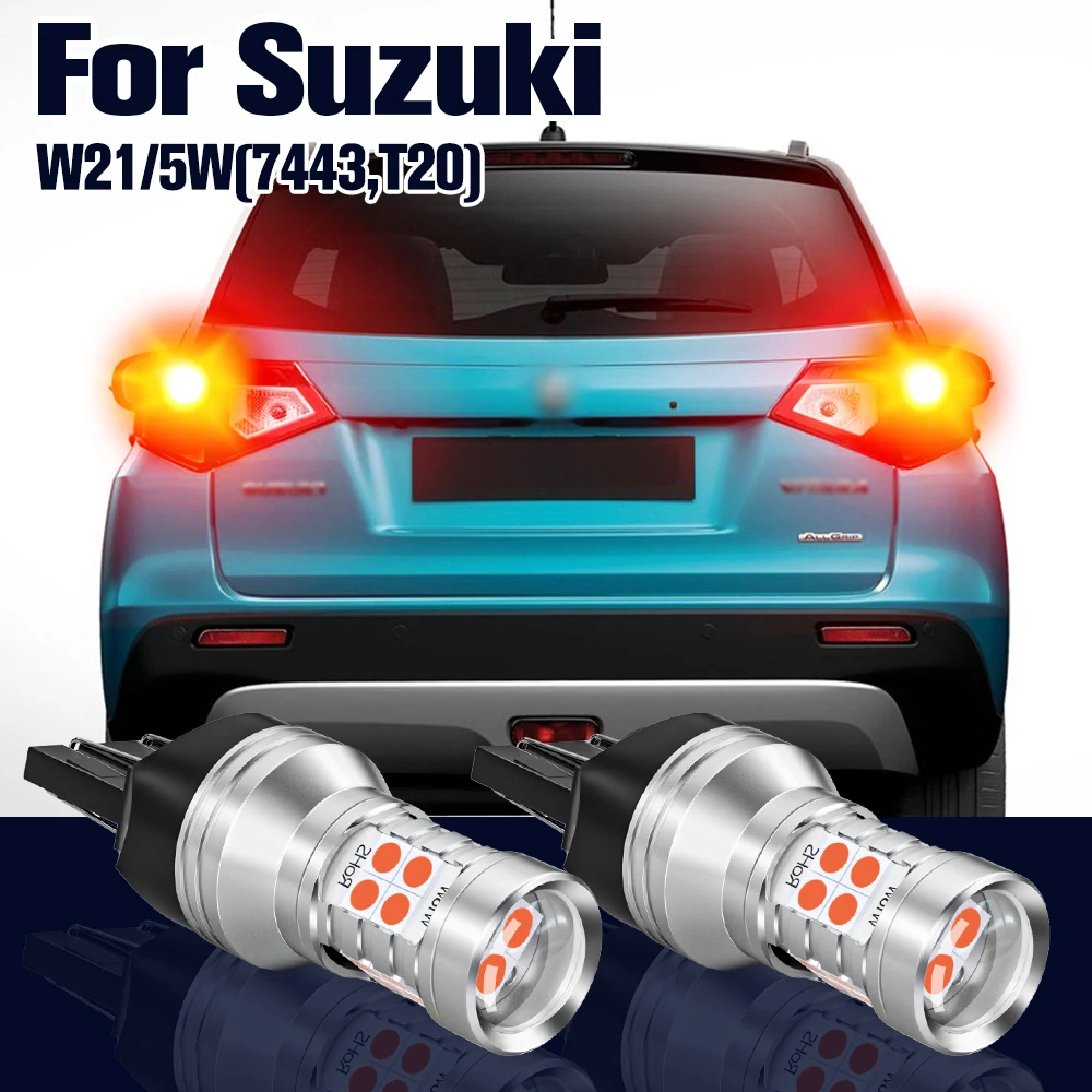 

Brake Light W21/5W 7443 T20 2pcs LED Bulb Lamp For Suzuki Grand Vitara 1 2 Ignis 3 Jimny Liana SX4 2006-2010 Accessories