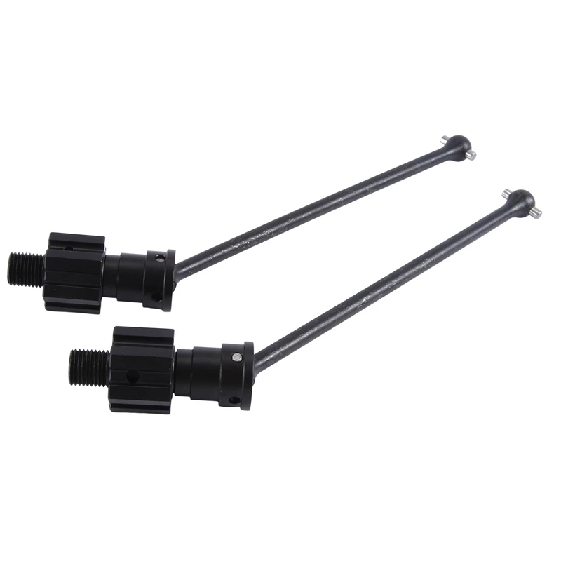 2PCS Widemaxx Steel Extended Drive Shaft CVD For 1/10 Traxxas MAXX Widemaxx RC Car Upgrade Replacement Parts Accessories Black