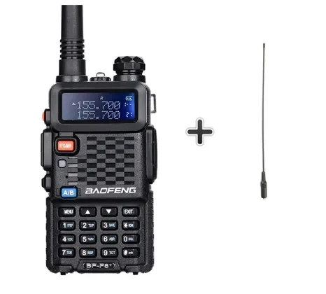 BF-F8+ Upgrade Walkie Talkie Police Two Way Car Radio Station Portable  Ham Radio for Hunting 5W UHF VHF Dual Band