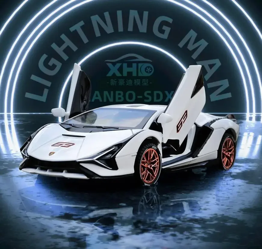 1:32 Lamborghini SIAN araba modeli alaşım spor   konsept sınırlı sayıda Metal araba modeli oyuncak araba koleksiyonu F28