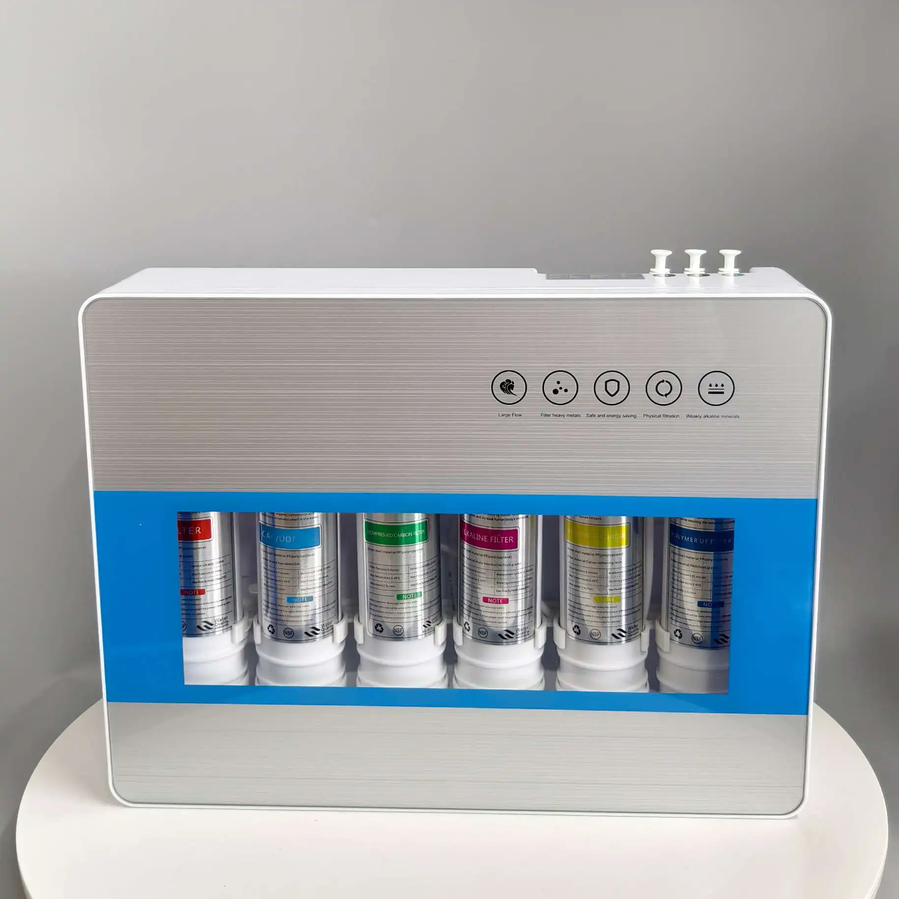 

Seven-Stage Box-Type Ultrafiltration Water Purifier for Household Kitchen Manufacturer's Multi-Stage Filter Element High