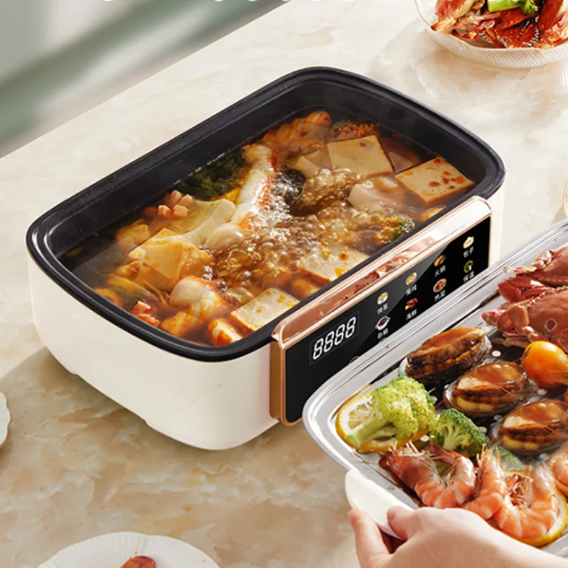 Electric steamer household three-layer large-capacity multi-function