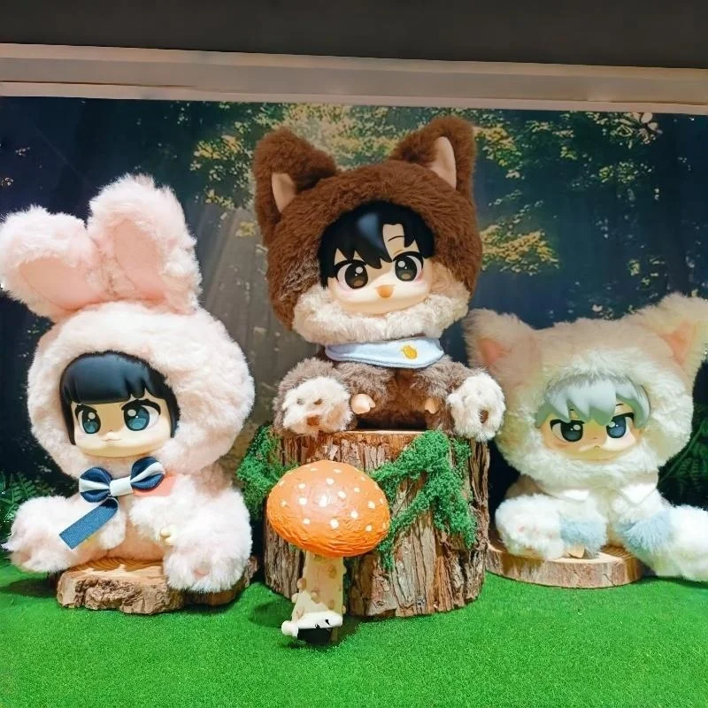 Original Minidoll Time Agent Animated Time Forest Spirit Series Vinyl Plush Model Toys Home Desktop Decor Doll Birthday Gifts