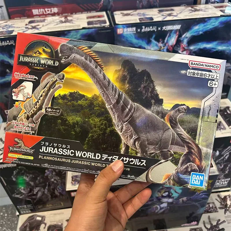 

Подлинная Bandai Plannosaurus Jurassic World Titanosaurus, аниме, фигурка, сборная модель, орнамент, игрушки для мальчиков, подарок для детей