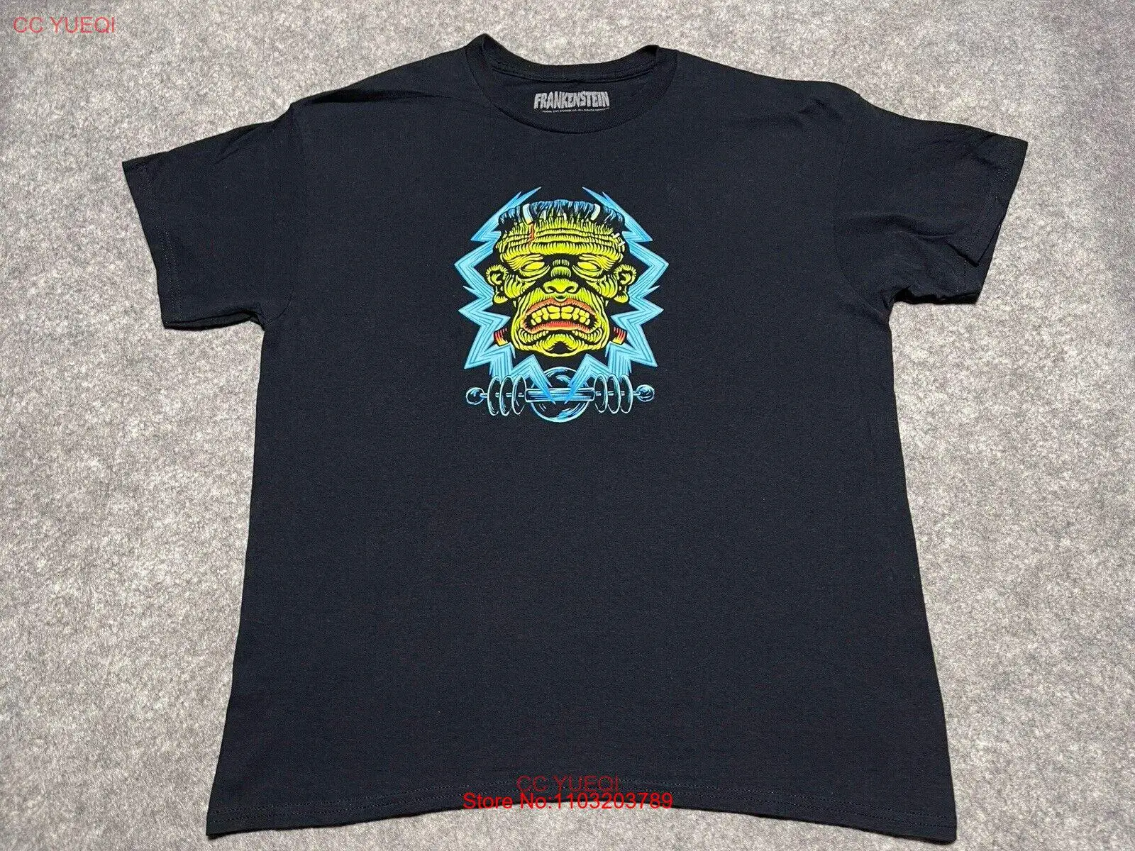 Свободная одежда Франкенштейна, свободная черная Большая рубашка, универсальная городская студия