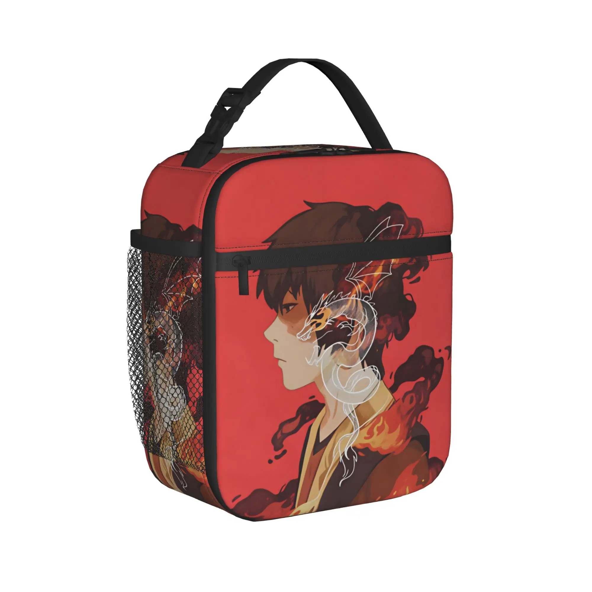 Avatar The Last Airbenders Lunch Bag  Cute Lunch Box For Girls School Convenient Cooler Bag Waterproof Print Thermal Lunch Bags