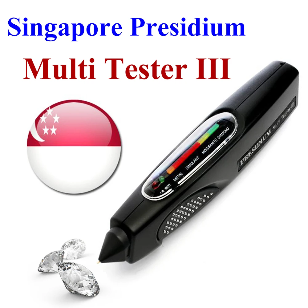 DJMAX Professional High Accuracy Diamond Tester 2 / 3 Gemstone Gem Selector Jewelry Watcher Tool LED Diamond Indicator Test Pen