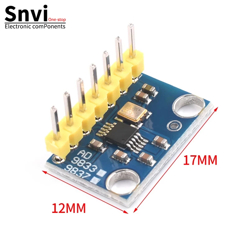 Snvi AD9850 AD9851 DDS Signal Generator Module Sine/Square Wave Frequency Generator Development Board for Arduino