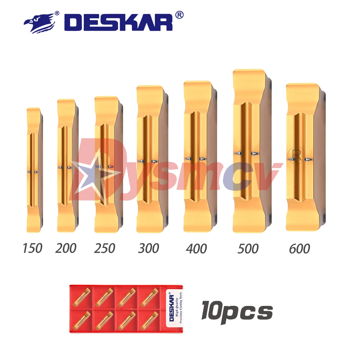 DESKAR 100% originale MGMN300-JH MGMN400-JH LF6028 Lame per scanalatura CNC Ad alta durezza Precisione Rettifica Tornio in acciaio Utensili per tornitura