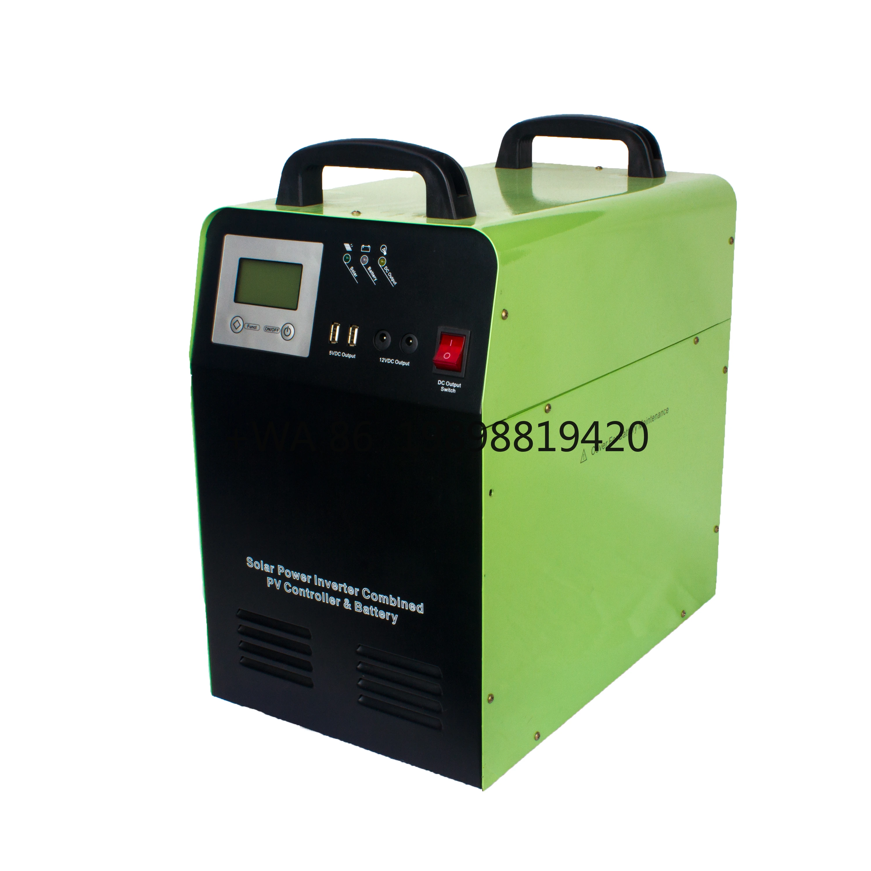 

Портативный однофазный инвертор постоянного тока в переменный ток 0,3 кВт 220 В 12 В 24 В для солнечной панели без батареи