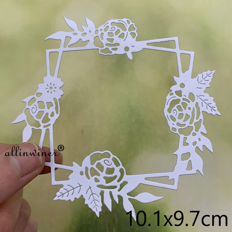 New Flower leaf series frame Metal Cutting Dies for DIY Scrapbooking Album Paper Cards Decorative Crafts Embossing Die Cuts