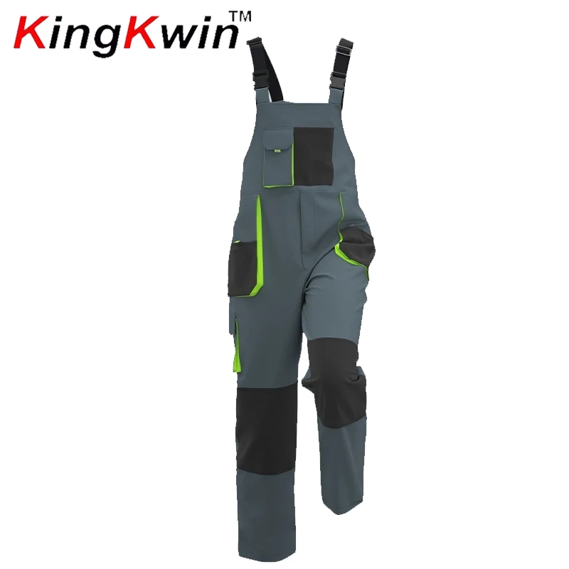 Men's Relaxed Fit Bib Overall Cargo Pants Work Bib and Brace Overall with Pockets Carpenters Work Overall Workwear