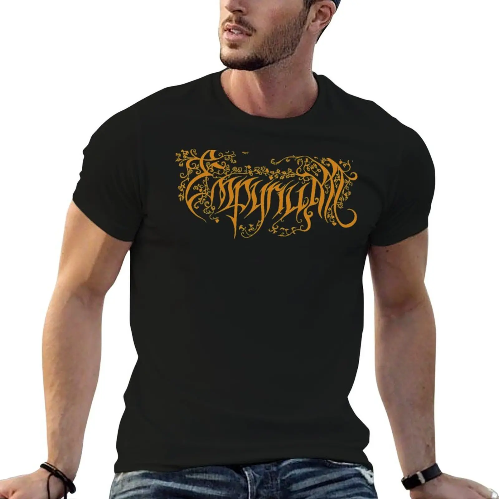 

Funny man printed Logo t shirts shirts (Gold) brand quality high t for luxury T-Shirt shirt t man man luxury Empyrium