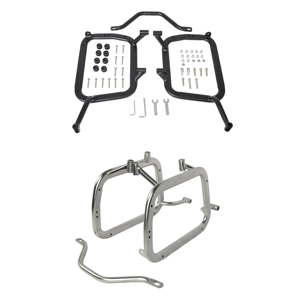 

Motorcycle Luggage Side Box Bracket Stainless Steel Motorbike Saddlebag Bracket Luggage Case Mounting Rack for Kove 500X 525X