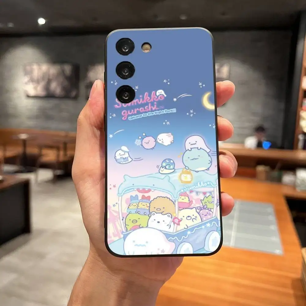 

Cute S-Sumikko G-Gurashi Phone Case For Samsung Galaxy S25 S22 S23 S24 Ultra S21 S20 5G Protective Soft Silicone TPU Funda