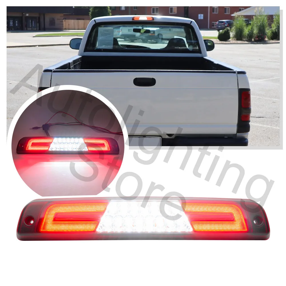 1PC LED High Mount 3rd Brake Light Rear Stop Lamp For 1994-2001 RAM 1500 2500 3500 cargo light Tail Warning Lamp