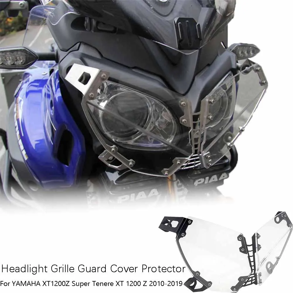 Headlight Grille Guard Cover Protector For YAMAHA XT1200Z Super Tenere XT 1200 Z 2010-2019 Motorcycle Accessories 2018 2017 2016