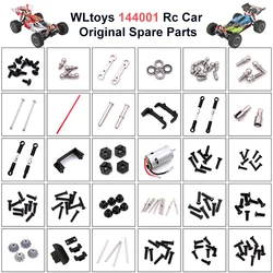 WLtoys 144001 RC Car Spare Parts 4WD Metal Swing Arm Reinforcement Ball Screw Set Bearing Central Transmission Axis Motor 1/14