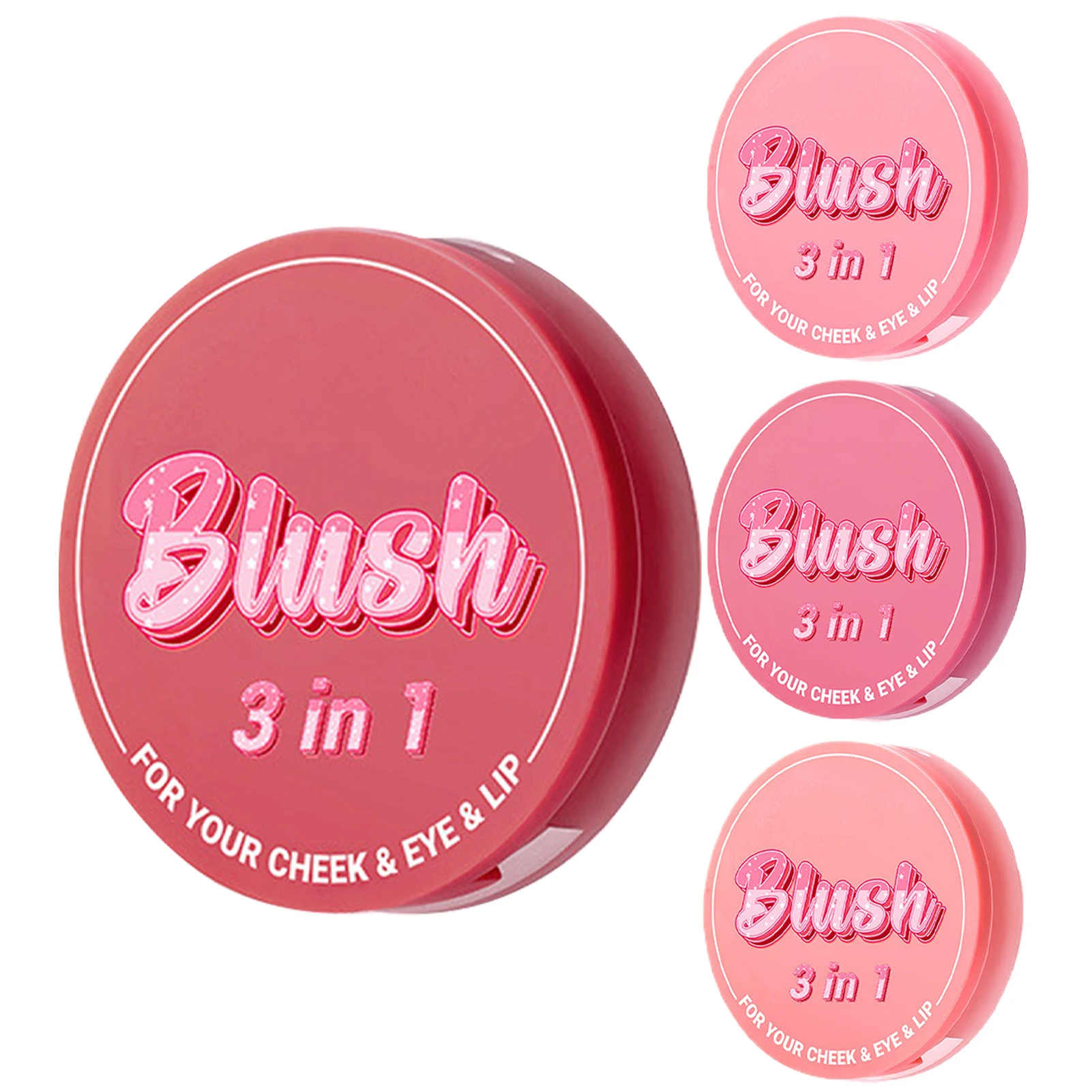 Blush rose à haute pigmentation pour le visage, fard à joues en poudre, fard à joues rose, surligneur facial rugueux, fard à joues scintillant, sites