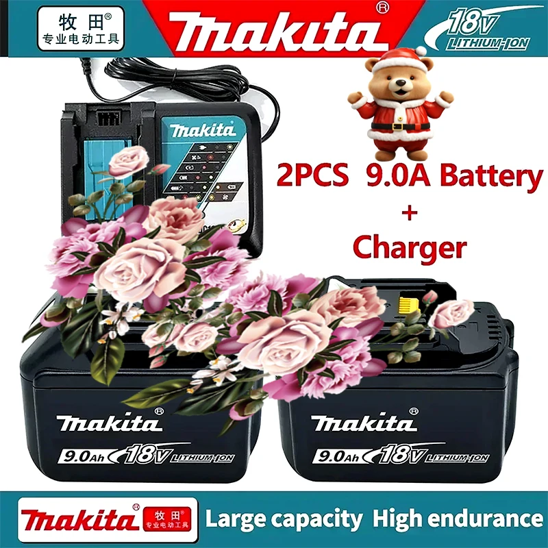 

Original Makita 18v Battery Bl1890 BL1850 Bl1860 Bl1860 Bl1830 Bl1815 Bl1840 LXT400 9.0Ah for Makita 18v Tools Drill Battery