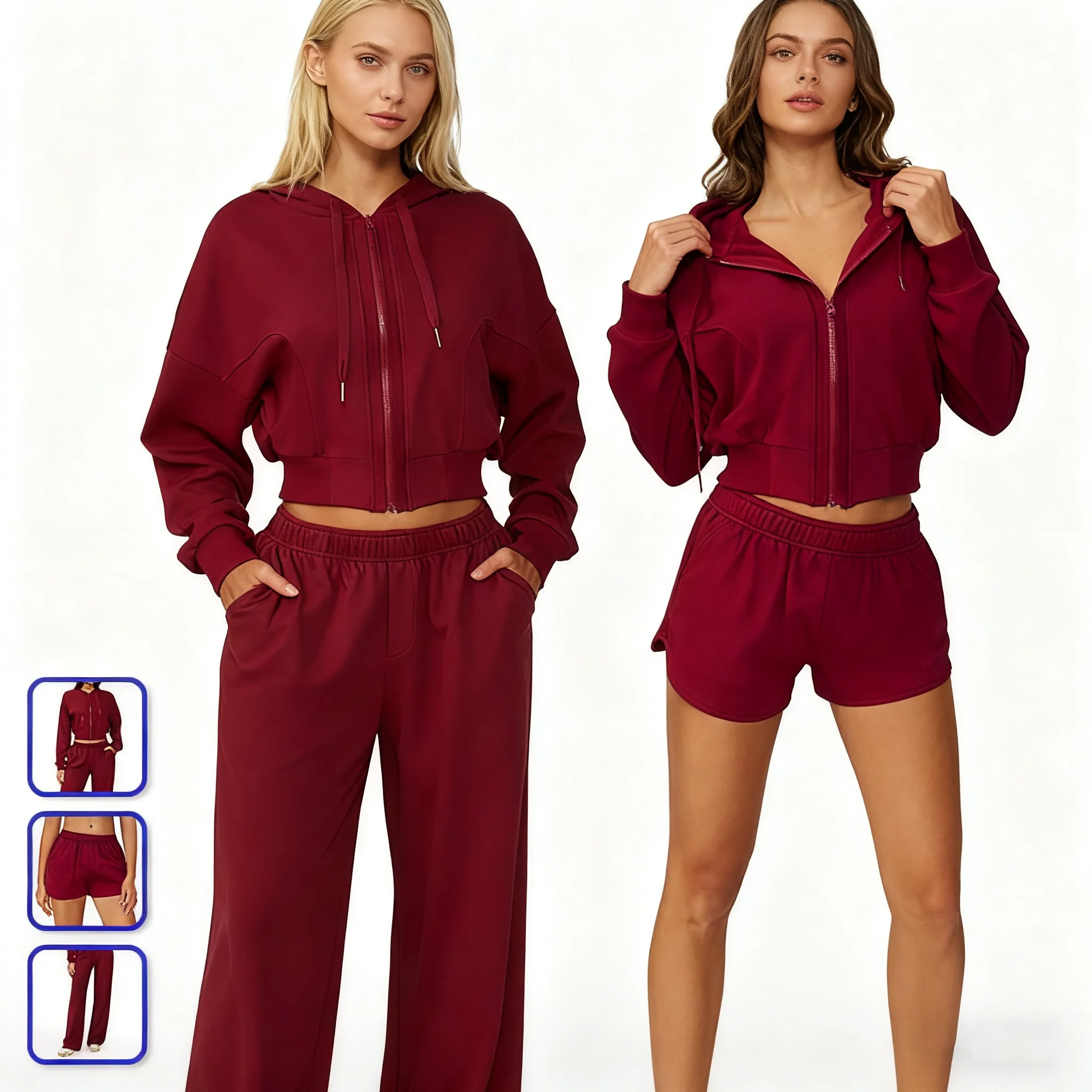 

Куртка с капюшоном для йоги с длинным рукавом, свитер, женское пальто, утолщенная молния, ветрозащитная, теплая, универсальная, повседневная, с капюшоном, хлопковая толстовка